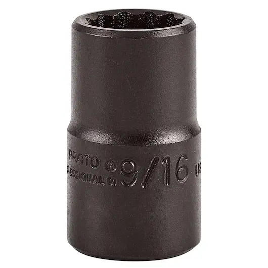 DADO MANDO 1/2" X 9/16" 12(PUNTAS) OXIDO NEGRO
