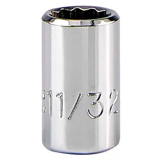 DADO MANDO 1/4" X 11/32" 12(PUNTAS)