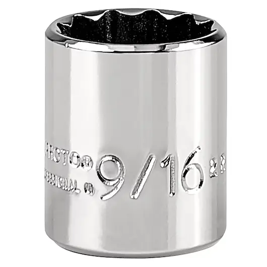 DADO MANDO 1/4" X 9/16" 12(PUNTAS)