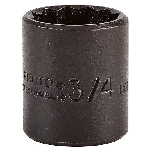 DADO MANDO 3/8" X 3/4" 12(PUNTAS) OXIDO NEGRO 12(PUNTAS)