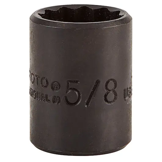 DADO MANDO 3/8" X 5/8" 12(PUNTAS) OXIDO NEGRO