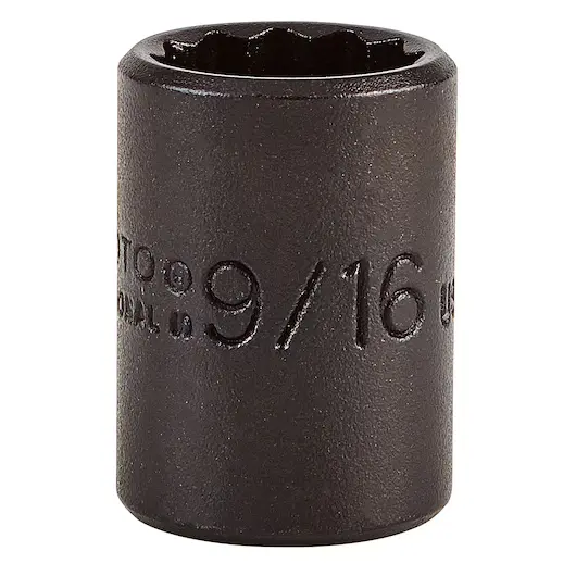 DADO MANDO 3/8" X 9/16" 12(PUNTAS) OXIDO NEGRO