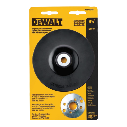 DISCO DE CAUCHO 4-1/2 - (DEWALT)