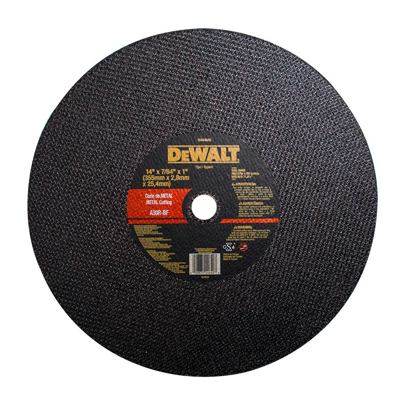 DISCO DE CORTE 14" X 7/64" X 1"