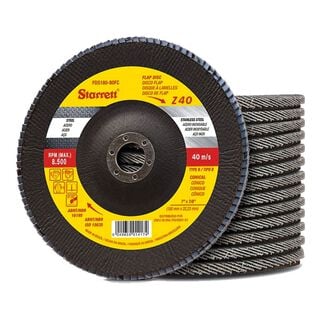 DISCO DE LIJA FLAP 4-1/2" GRANO #40