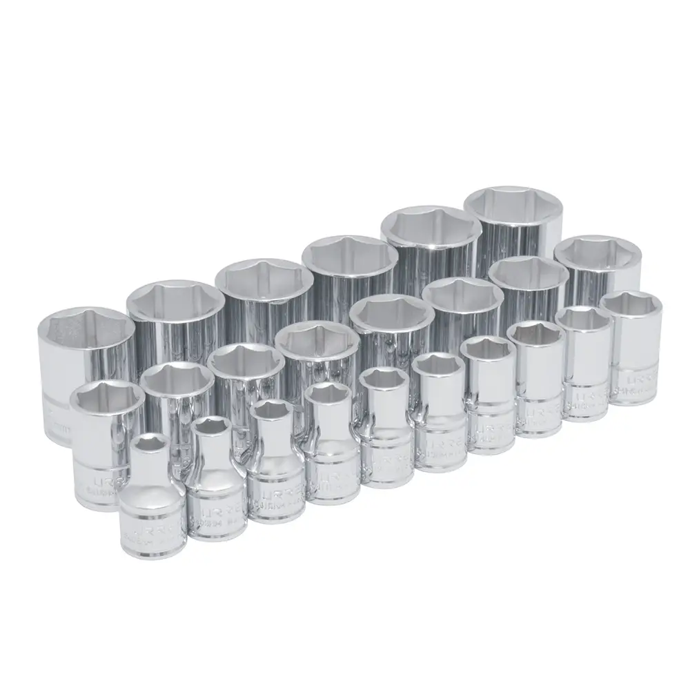 JUEGO DE DADOS MANDO 1/2" 8-32(MM) 6(PUNTAS) 24(PIEZAS)