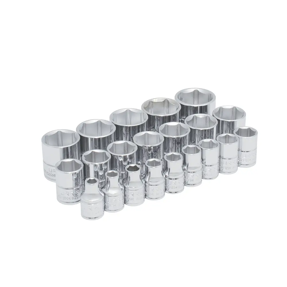JUEGO DE DADOS MANDO 3/8" DE 6 A 26(MM) 6(PUNTAS) 21(PIEZAS)