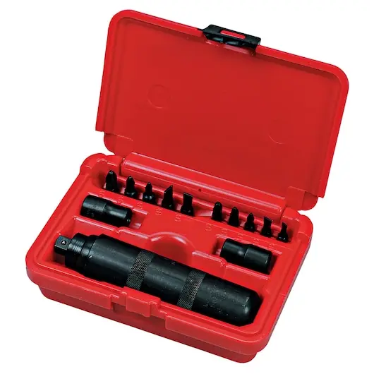 JUEGO DE DESARMADOR DE GOLPE IMPACTO MANDO 3/8" 13(PZ) 