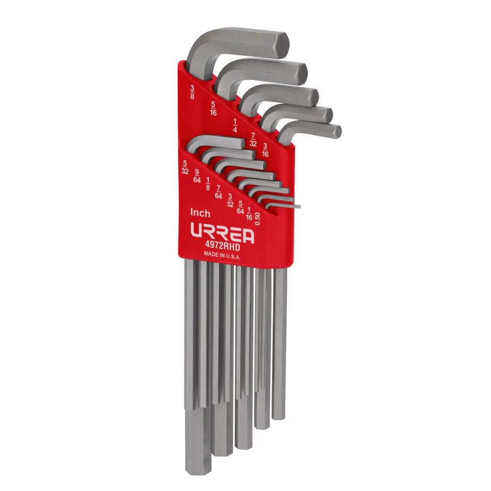 JUEGO DE LLAVES ALLEN 0.05" A 3/8" LARGAS USO PESADO 13 (PIEZAS)