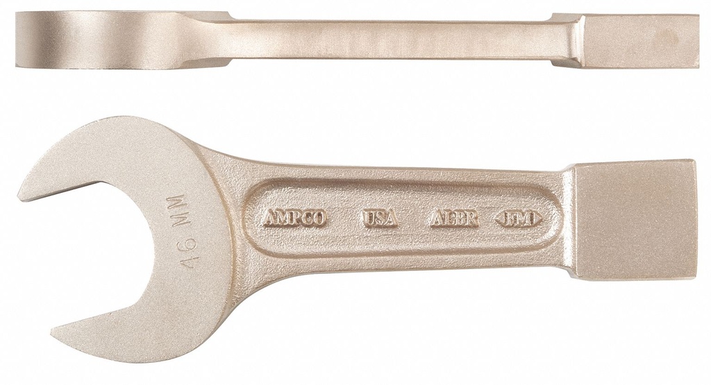 LLAVE DE GOLPE PLANA DE BOCA 36(MM) ANTICHISPA AL-BR