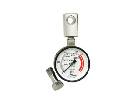 MANOMETRO HIDRAULICO SECO 4" 0 A 4500(PSI)/310(BAR) CON KIT DE MONTAJE