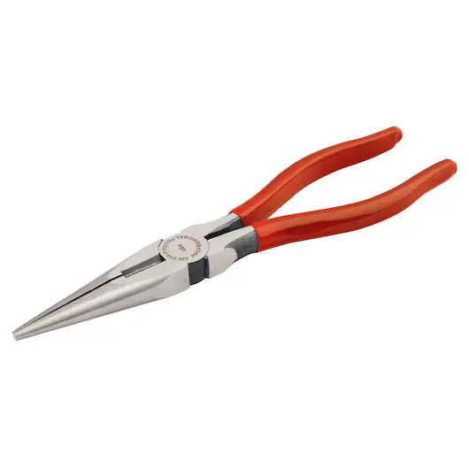 PINZA PUNTA SEMI REDONDA 7-1/2" CON CORTE LATERAL