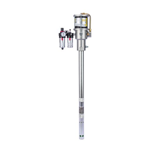 PROPULSORA NEUMATICA PARA GRASA HASTA NLGI-3 PARA TANQUE (170-200KG) RATEO 70:1 CAUDAL 9(KG/MIN) CON REGULADOR LUBRIFIL1/2"