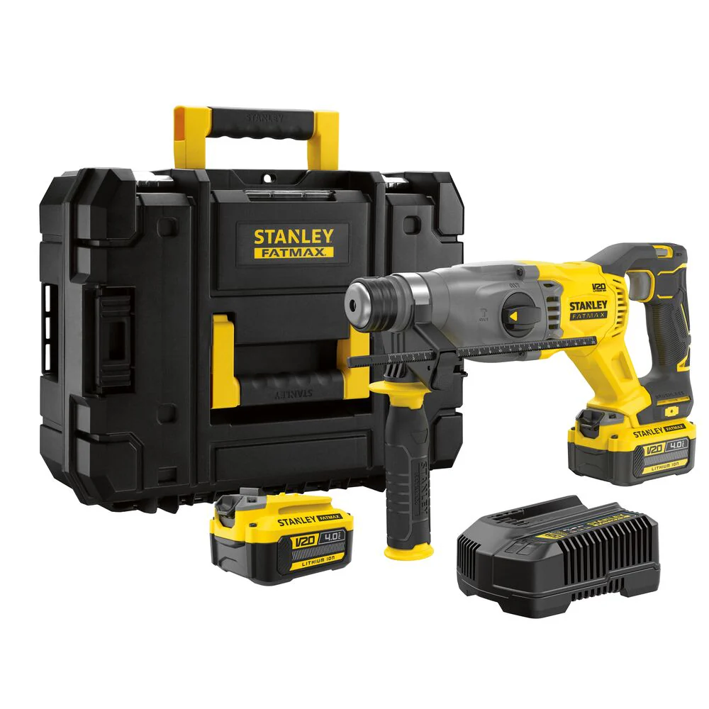 ROTOMARTILLO SDS PLUS 20(V) 1500 (RPM) 0-5500(BPM)  CON 2 BATERIAS 4(AH) Y UN CARGADO