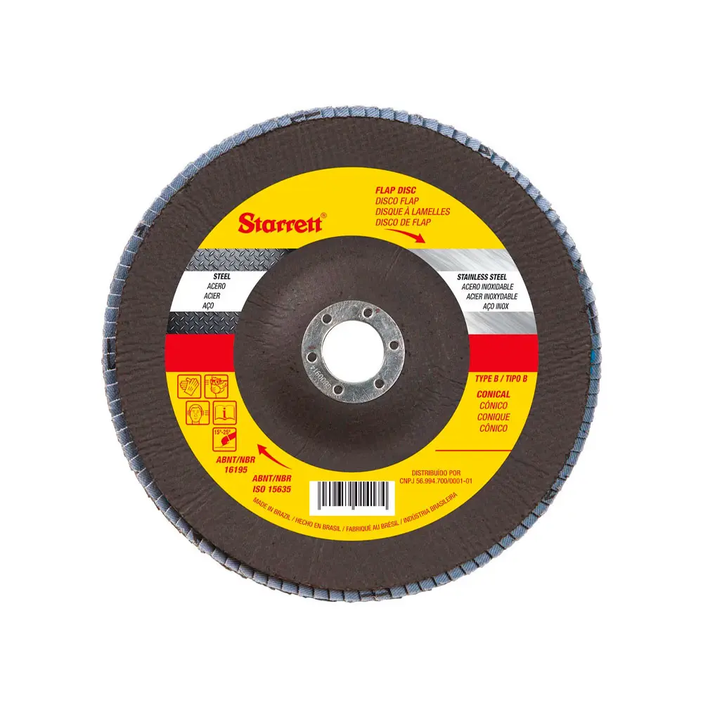 DISCO DE LIJA FLAP 4-1/2" GRANO #80