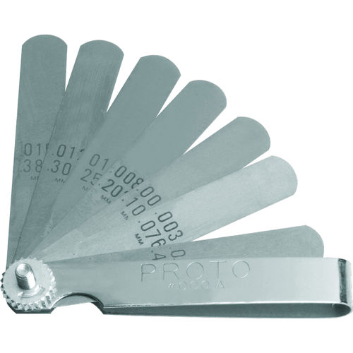 CALIBRADOR DE LAMINAS CURVA 0.006 A 0.020 11(PZ) 