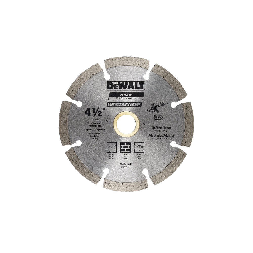DISCO DE DIAMANTE 4-1/2" SEGMENTADO