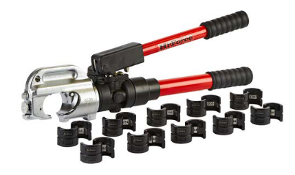 MACHINADORA HIDRAULICA AUTONOMA 10(TON) INCLUYE DADOS 35 A 400(MM2) / 2(AWG) A 750(MCM) 