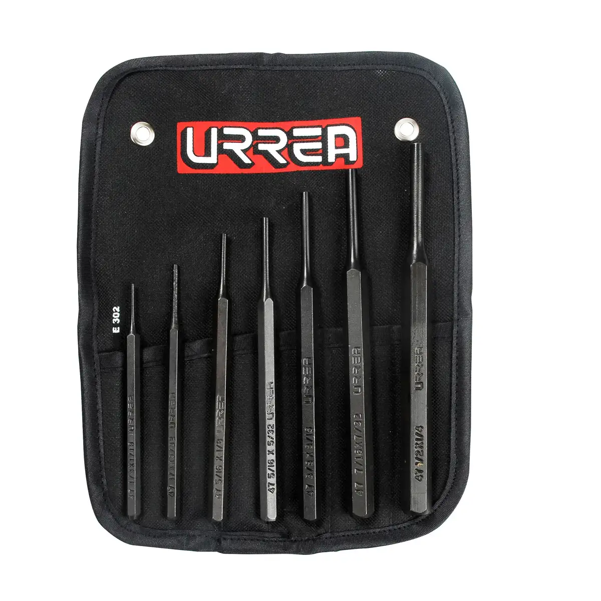 JUEGO DE BOTADORES CONICOS LARGOS 1/4" A 3/4" 7(PIEZAS)