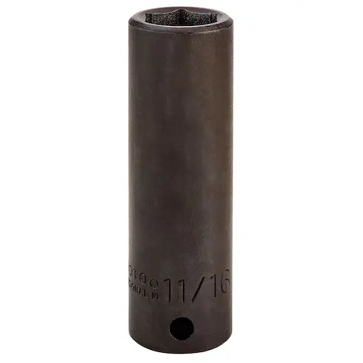 DADO DE IMPACTO LARGO MANDO 1/2" X 11/16" 6(PUNTAS)