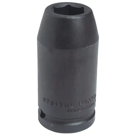 DADO DE IMPACTO LARGO MANDO 3/4" X 19(MM) 6(PUNTAS)