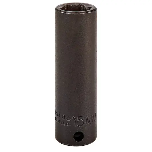 DADO DE IMPACTO LARGO MANDO 3/8" X 15(MM) 6(PUNTAS)