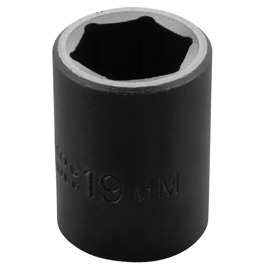 DADO DE IMPACTO MANDO 1/2" X 19(MM) 6(PUNTAS)