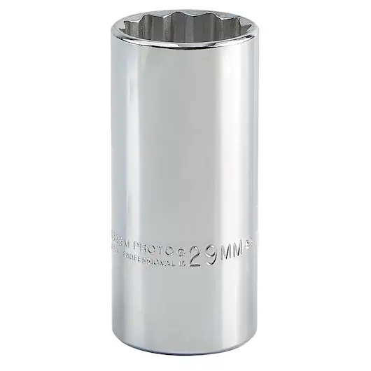 DADO LARGO MANDO 1/2" X 29(MM) 12(PUNTAS)