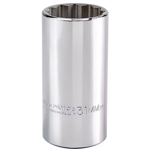 DADO LARGO MANDO 1/2" X 31(MM) 12(PUNTAS)
