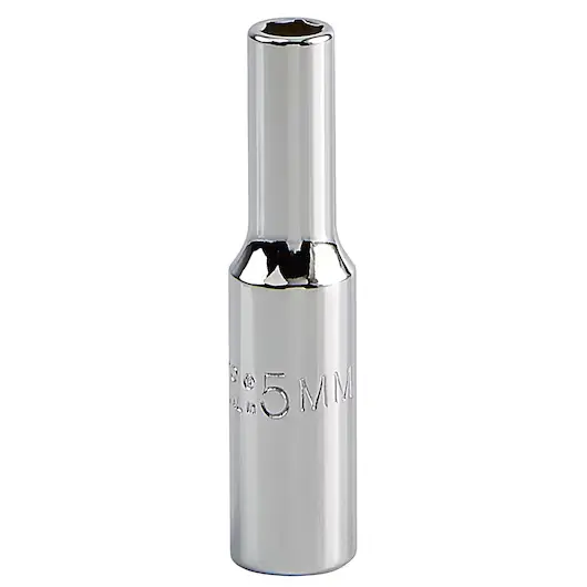 DADO LARGO MANDO 1/4" X 5(MM) 6(PUNTAS)