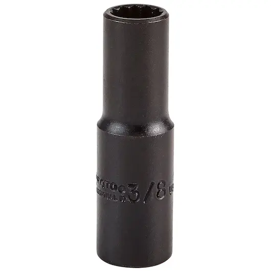 DADO LARGO MANDO 3/8" X 3/8" 12(PUNTAS) NEGRO