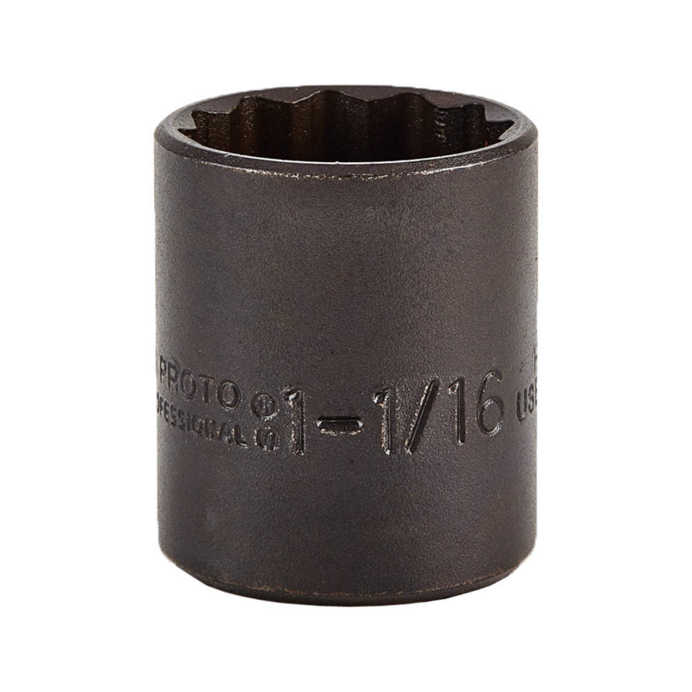 DADO MANDO 1/2" X 1-1/16" 12(PUNTAS) OXIDO NEGRO