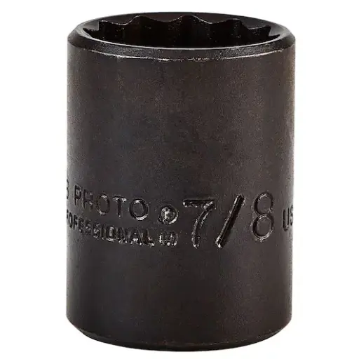 [5428B] DADO MANDO 1/2" X 7/8" 12(PUNTAS) OXIDO NEGRO