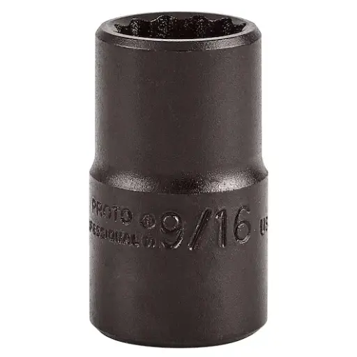 [5418B] DADO MANDO 1/2" X 9/16" 12(PUNTAS) OXIDO NEGRO