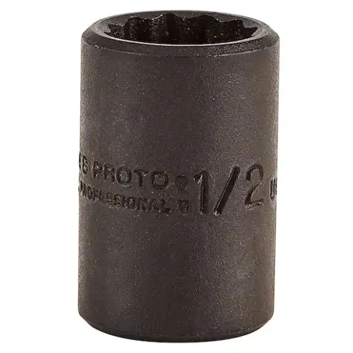 [5216B] DADO MANDO 3/8" X 1/2" 12(PUNTAS) OXIDO NEGRO