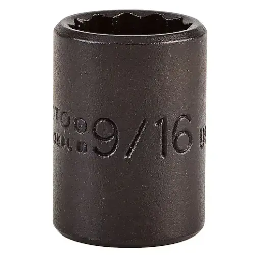 [5218B] DADO MANDO 3/8" X 9/16" 12(PUNTAS) OXIDO NEGRO