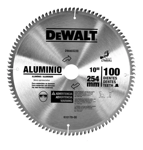 [DWA03220] DISCO DE SIERRA CIRCULAR 10" X 100 DTS