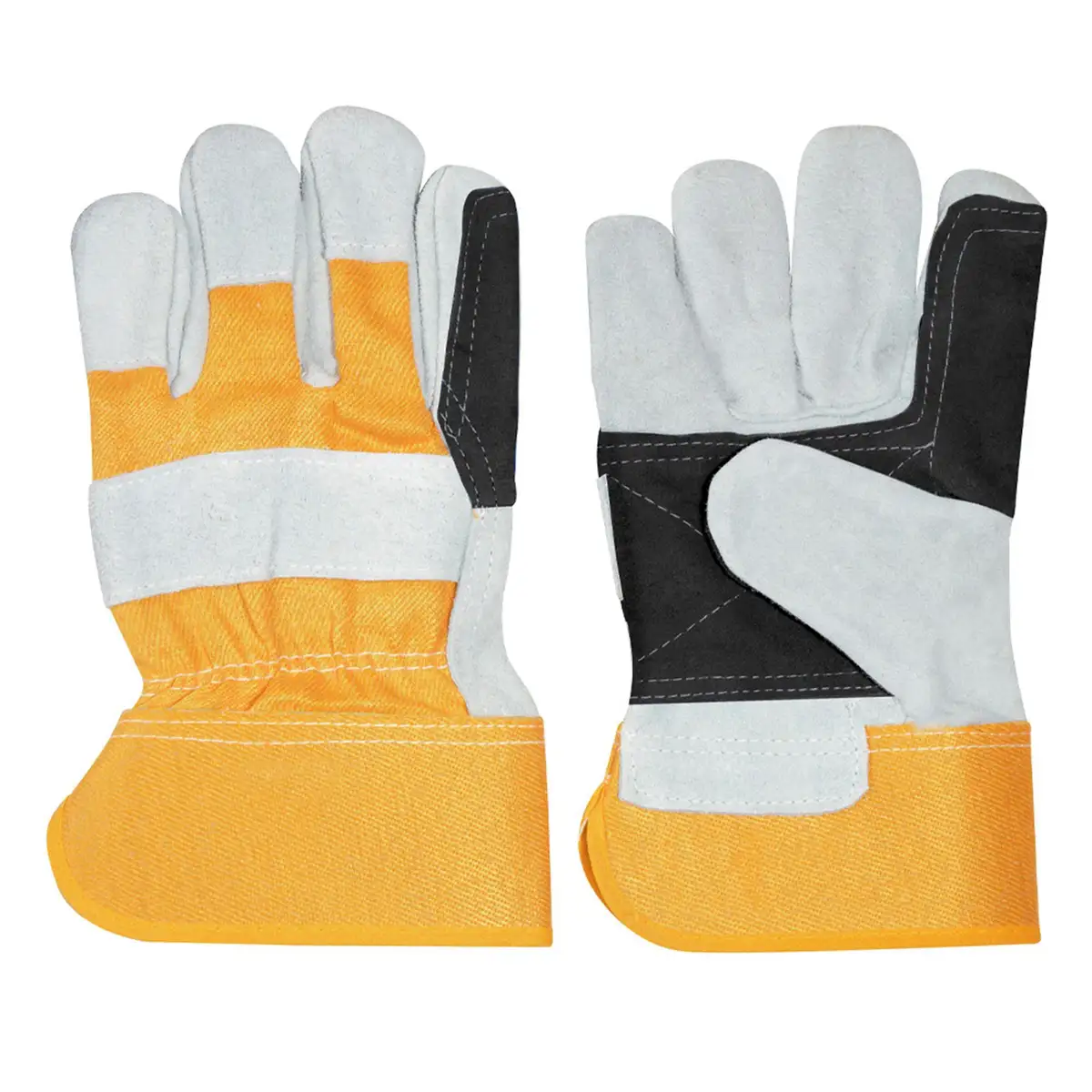 [137389] GUANTES DE CUERO Y VAQUETA PARA MOTOSIERRISTA
