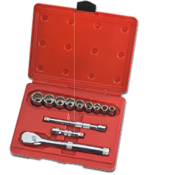 [52130XL] JUEGO DE DADOS MANDO 3/8" 3/8"-7/8" 12(PUNTAS) 12(PIEZAS) 