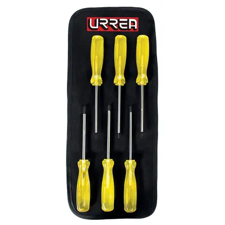 [U93W] JUEGO DE DESARMADORES TORX T10-T30 6(PZ) 