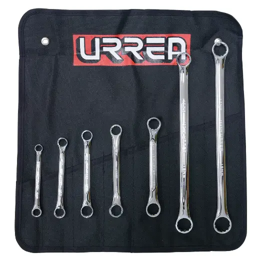 [U1100DM] JUEGO DE LLAVES DE CORONA 8X9 A 17X19 7(PZ) 