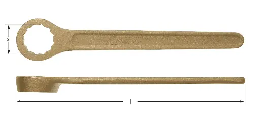 [AMP-BF0021A] LLAVE CORONA 13/16" ANTICHISPA AL-BR