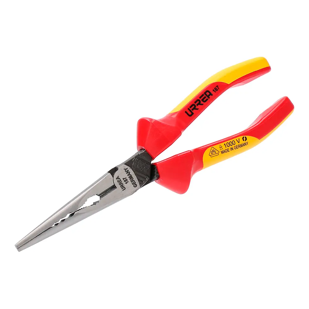 [U187] PINZA PUNTA LARGA 1000(V) 8"