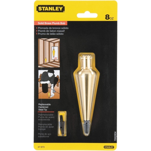 [47-973] PLOMADA DE PUNTO 5 - 1/4" 8(OZ)