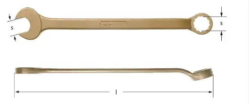 [AMP-BA0024A] LLAVE MIXTA 15/16" ANTICHISPA ALUMINIO-BRONCE