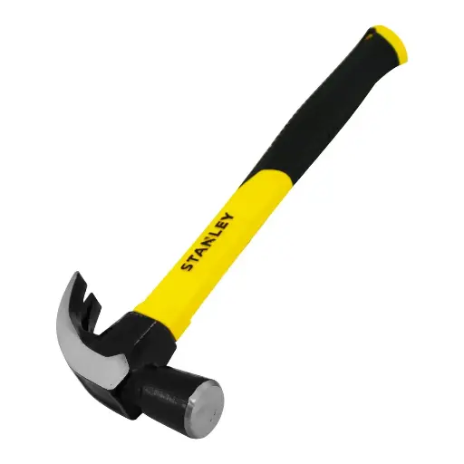[51-081] MARTILLO DE UÑA 16(OZ) METALICO CON MANGO PLASTICO