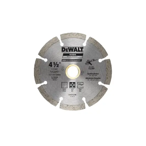 [DW47452L] DISCO DE DIAMANTE 4-1/2" SEGMENTADO