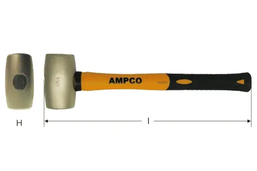 [AMP-FH0002A] COMBO DE BRONCE 4(LB) AL-BR CABO DE FIBRA DE VIDRIO 