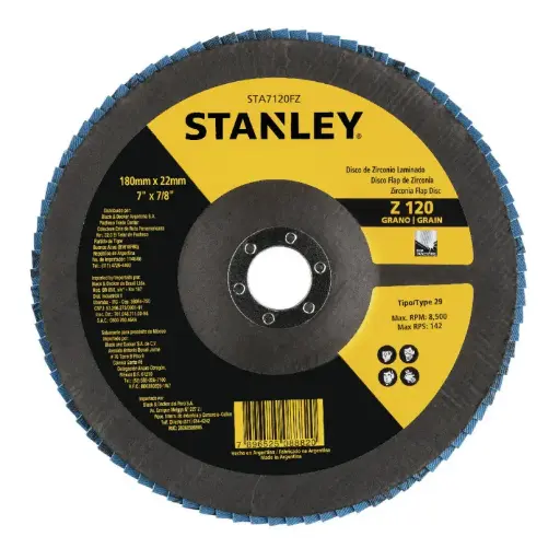 [STA7120FZ-BR] DISCO DE LIJA FLAP 7" GRANO #120