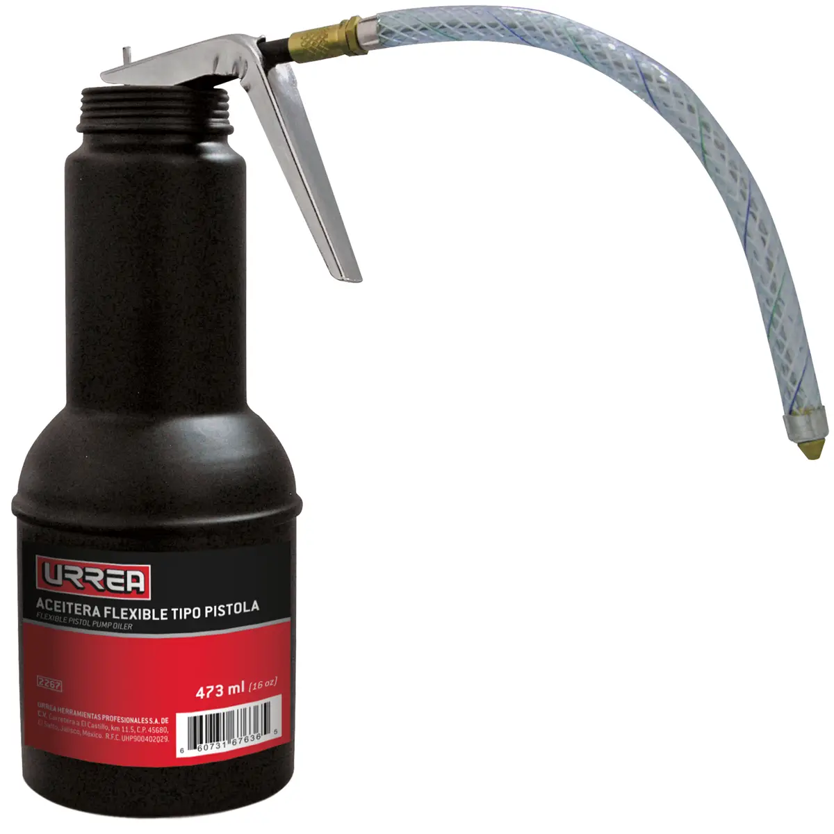 [U2267] ACEITERO MANUAL 500(ML)/16(OZ) BOQUILLA FLEXIBLE